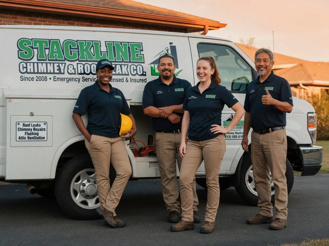 Chimney flashing repair company in Van Alstyne, TX